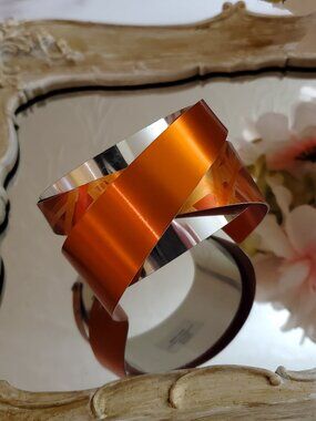 Jon Klar Aluminum Abstract Cuff Bracelet